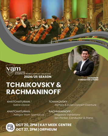 VAM Symphony Orchestra: Tchaikovsky & Rachmaninoff